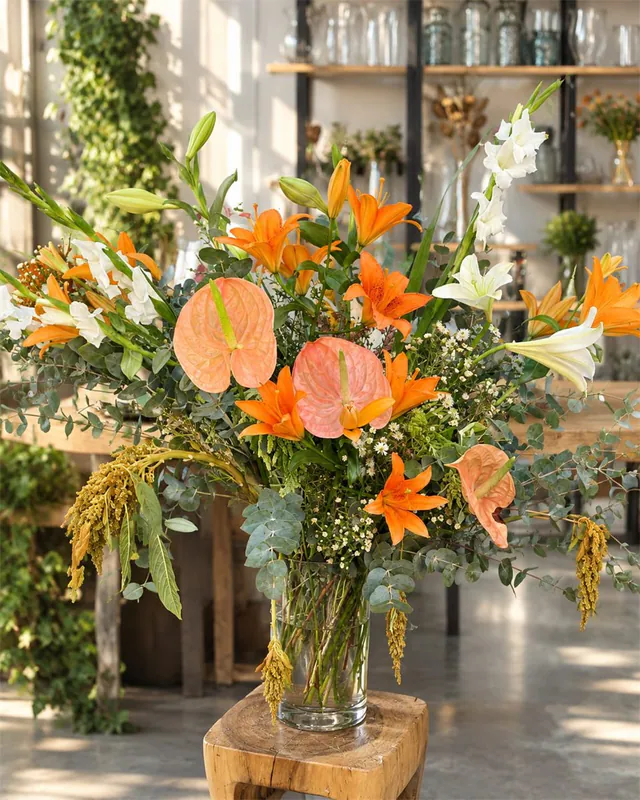 Sunset Lily Grand Arrangement